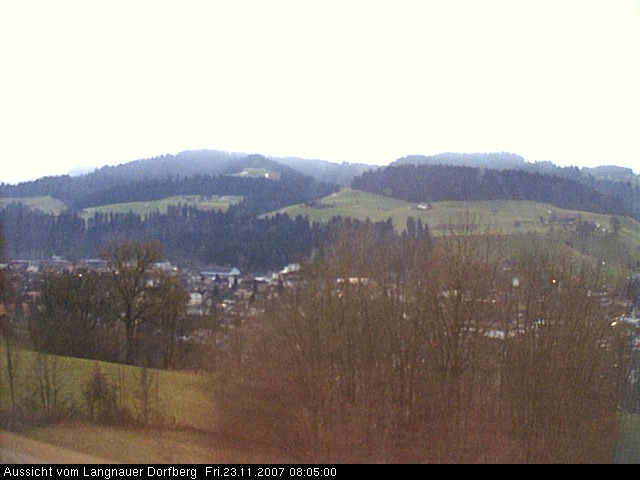 Webcam-Bild: Aussicht vom Dorfberg in Langnau 20071123-080500