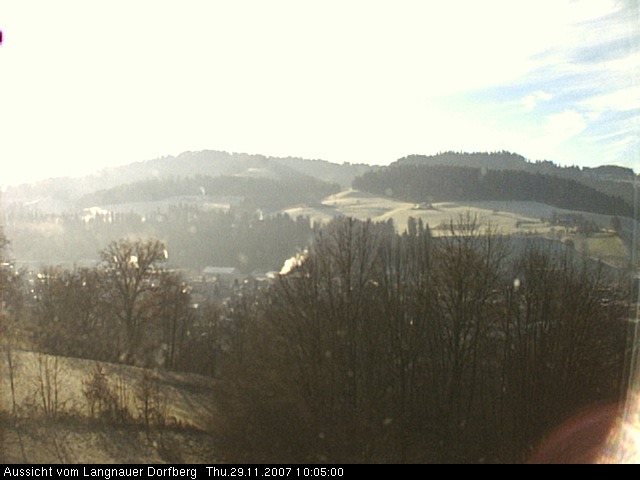 Webcam-Bild: Aussicht vom Dorfberg in Langnau 20071129-100500