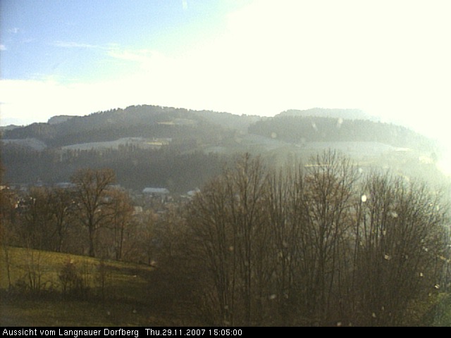 Webcam-Bild: Aussicht vom Dorfberg in Langnau 20071129-150500