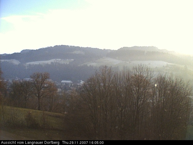 Webcam-Bild: Aussicht vom Dorfberg in Langnau 20071129-160500