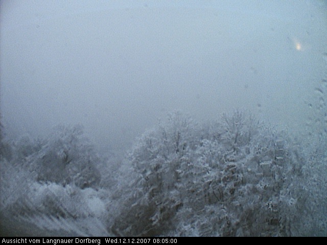Webcam-Bild: Aussicht vom Dorfberg in Langnau 20071212-080500