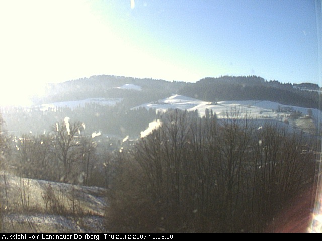 Webcam-Bild: Aussicht vom Dorfberg in Langnau 20071220-100500