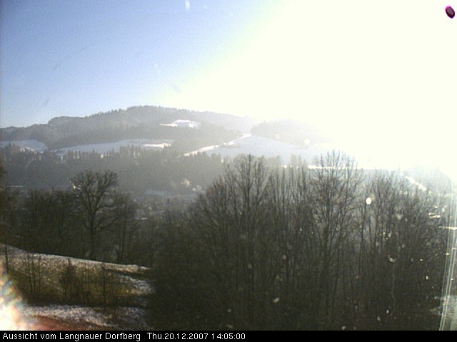 Webcam-Bild: Aussicht vom Dorfberg in Langnau 20071220-140500
