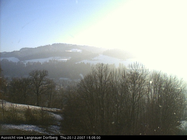 Webcam-Bild: Aussicht vom Dorfberg in Langnau 20071220-150500