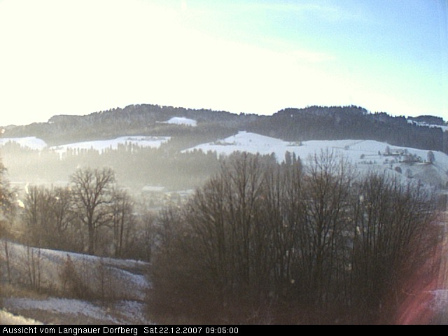 Webcam-Bild: Aussicht vom Dorfberg in Langnau 20071222-090500