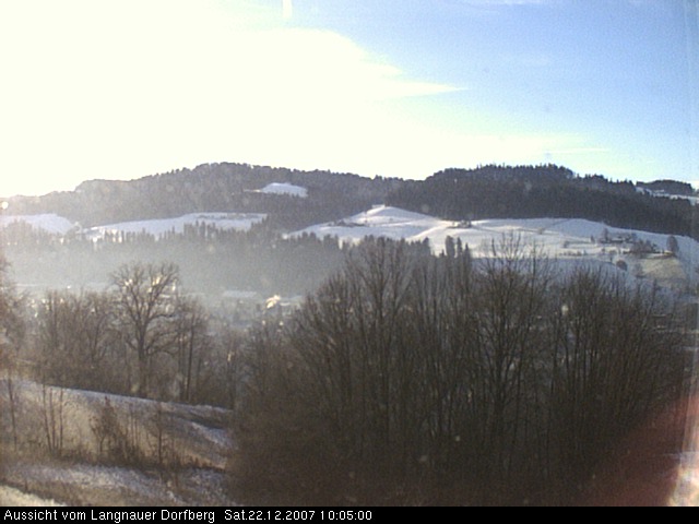 Webcam-Bild: Aussicht vom Dorfberg in Langnau 20071222-100500