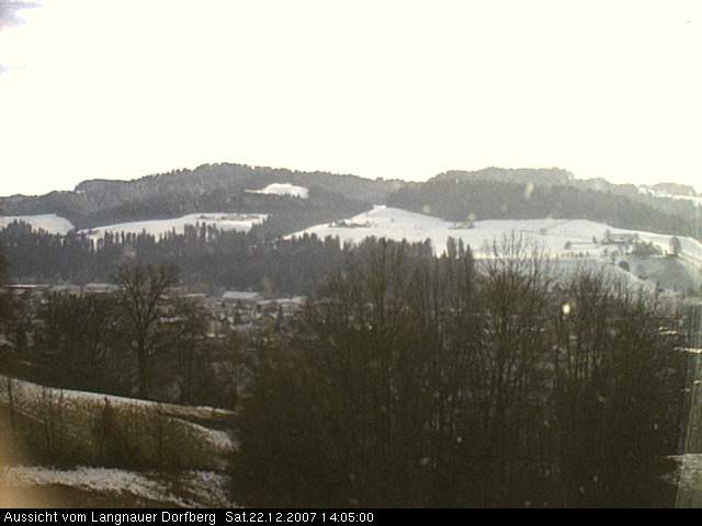 Webcam-Bild: Aussicht vom Dorfberg in Langnau 20071222-140500