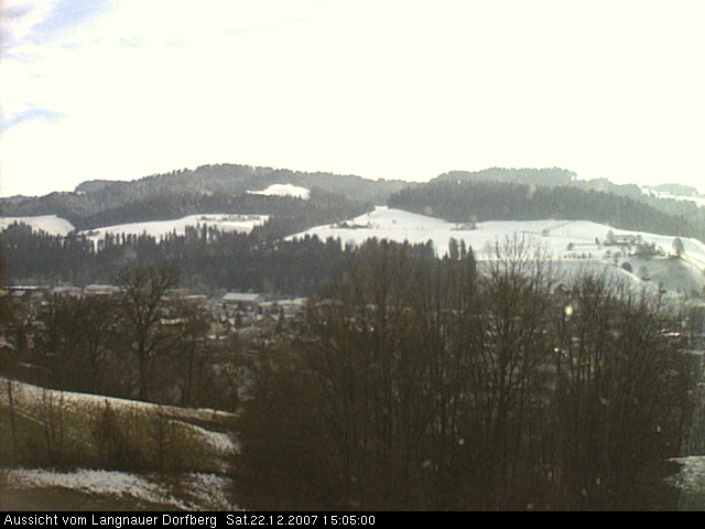 Webcam-Bild: Aussicht vom Dorfberg in Langnau 20071222-150500