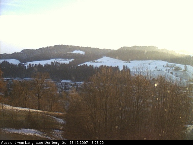 Webcam-Bild: Aussicht vom Dorfberg in Langnau 20071223-160500