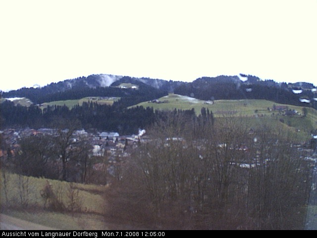Webcam-Bild: Aussicht vom Dorfberg in Langnau 20080107-120500