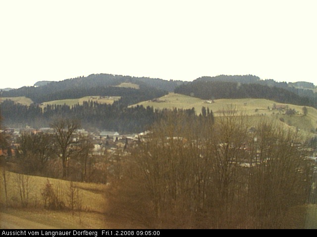 Webcam-Bild: Aussicht vom Dorfberg in Langnau 20080201-090500