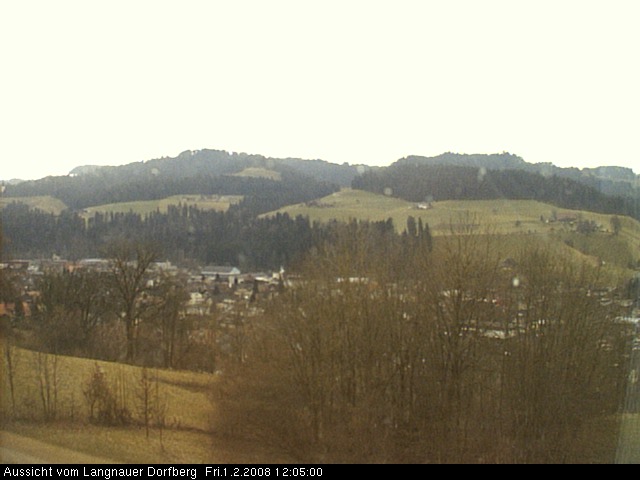 Webcam-Bild: Aussicht vom Dorfberg in Langnau 20080201-120500