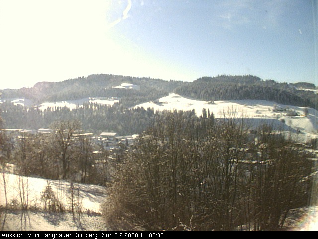 Webcam-Bild: Aussicht vom Dorfberg in Langnau 20080203-110500
