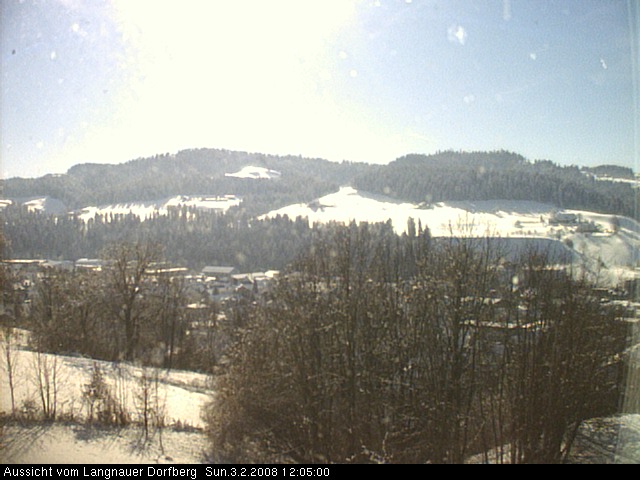 Webcam-Bild: Aussicht vom Dorfberg in Langnau 20080203-120500