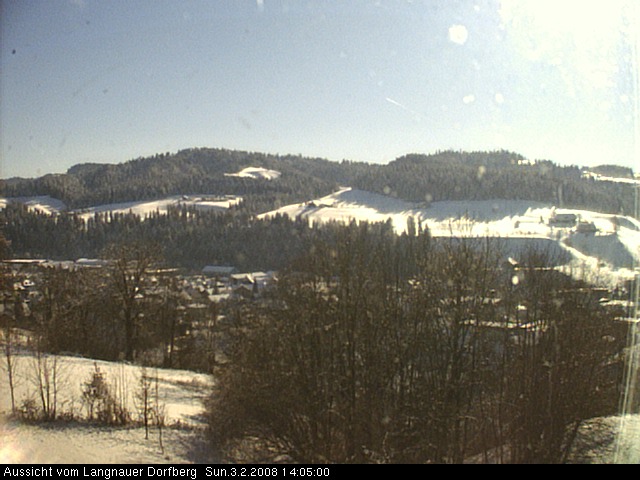 Webcam-Bild: Aussicht vom Dorfberg in Langnau 20080203-140500