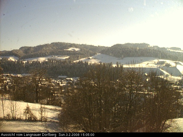 Webcam-Bild: Aussicht vom Dorfberg in Langnau 20080203-150500