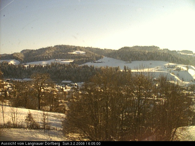 Webcam-Bild: Aussicht vom Dorfberg in Langnau 20080203-160500