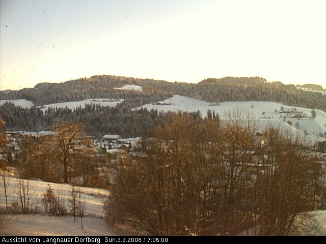 Webcam-Bild: Aussicht vom Dorfberg in Langnau 20080203-170500