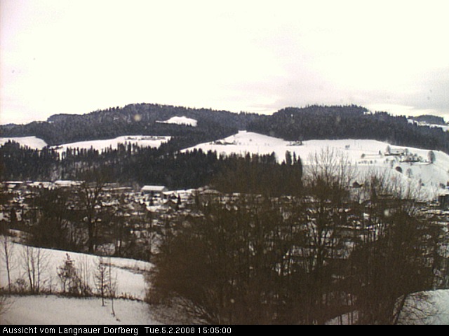 Webcam-Bild: Aussicht vom Dorfberg in Langnau 20080205-150500