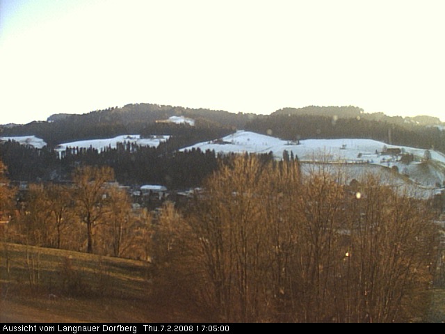 Webcam-Bild: Aussicht vom Dorfberg in Langnau 20080207-170500