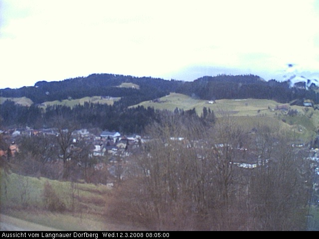 Webcam-Bild: Aussicht vom Dorfberg in Langnau 20080312-080500