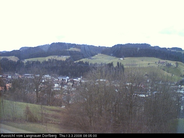 Webcam-Bild: Aussicht vom Dorfberg in Langnau 20080313-080500