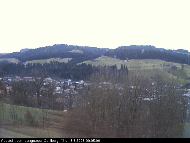 Webcam-Bild: Aussicht vom Dorfberg in Langnau 20080313-090500