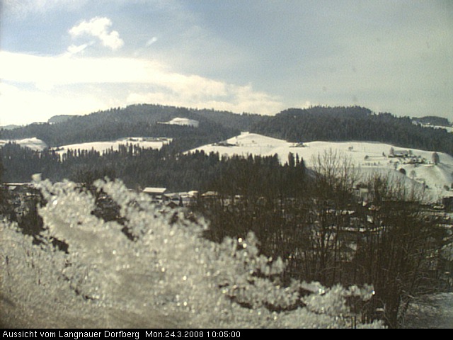 Webcam-Bild: Aussicht vom Dorfberg in Langnau 20080324-100500