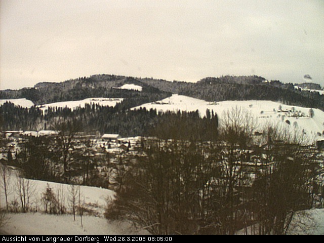 Webcam-Bild: Aussicht vom Dorfberg in Langnau 20080326-080500