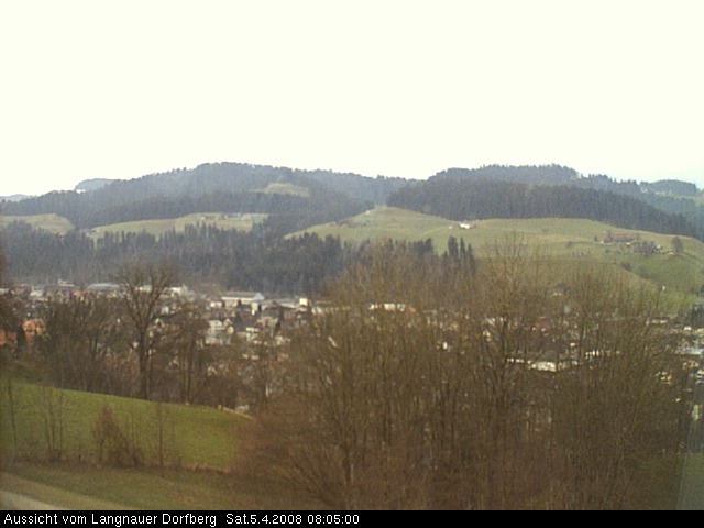 Webcam-Bild: Aussicht vom Dorfberg in Langnau 20080405-080500