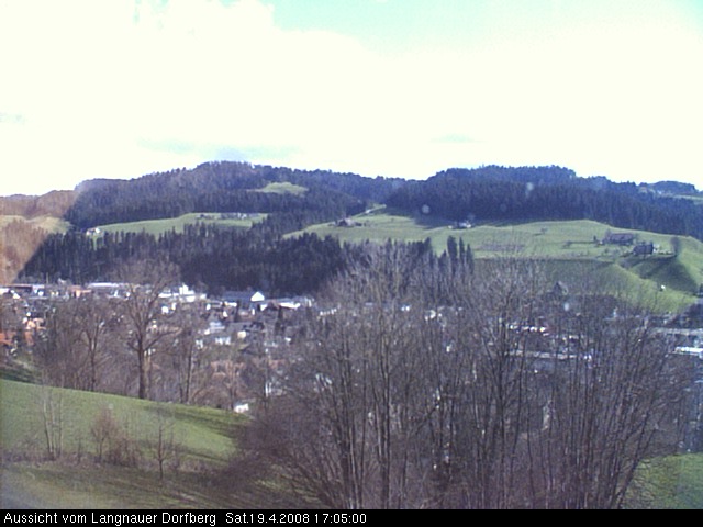 Webcam-Bild: Aussicht vom Dorfberg in Langnau 20080419-170500