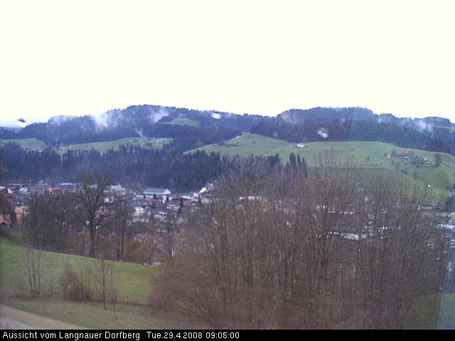Webcam-Bild: Aussicht vom Dorfberg in Langnau 20080429-090500