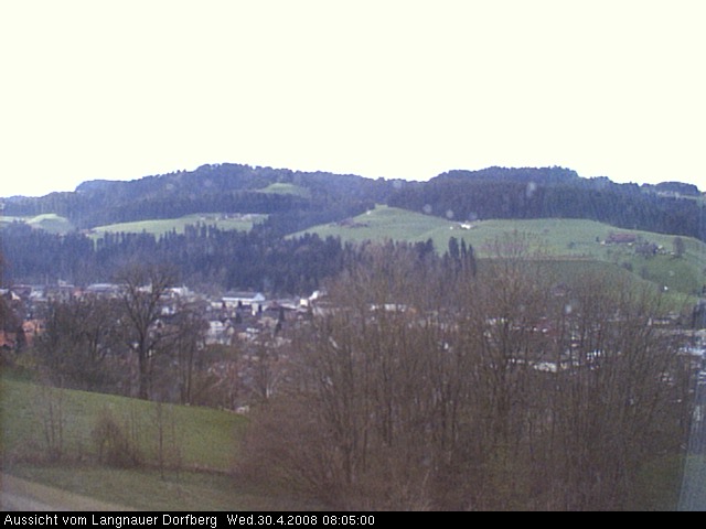 Webcam-Bild: Aussicht vom Dorfberg in Langnau 20080430-080500