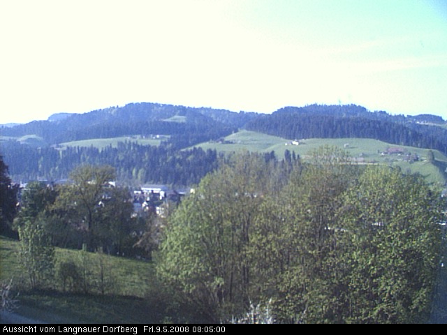 Webcam-Bild: Aussicht vom Dorfberg in Langnau 20080509-080500