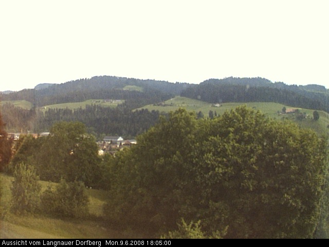Webcam-Bild: Aussicht vom Dorfberg in Langnau 20080609-180500