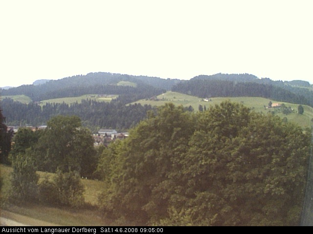 Webcam-Bild: Aussicht vom Dorfberg in Langnau 20080614-090500
