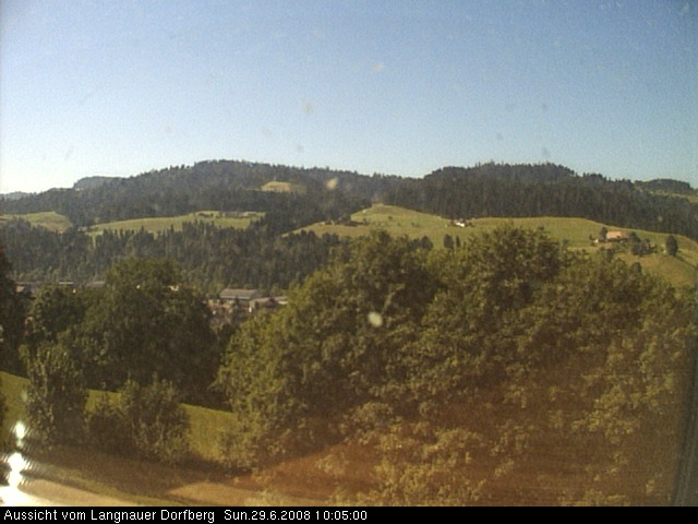 Webcam-Bild: Aussicht vom Dorfberg in Langnau 20080629-100500