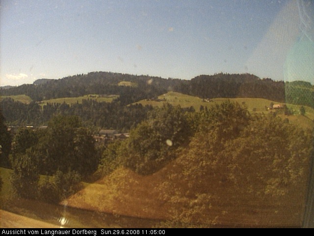 Webcam-Bild: Aussicht vom Dorfberg in Langnau 20080629-110500