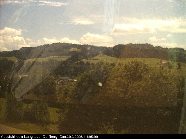 Webcam-Bild: Aussicht vom Dorfberg in Langnau 20080629-140500