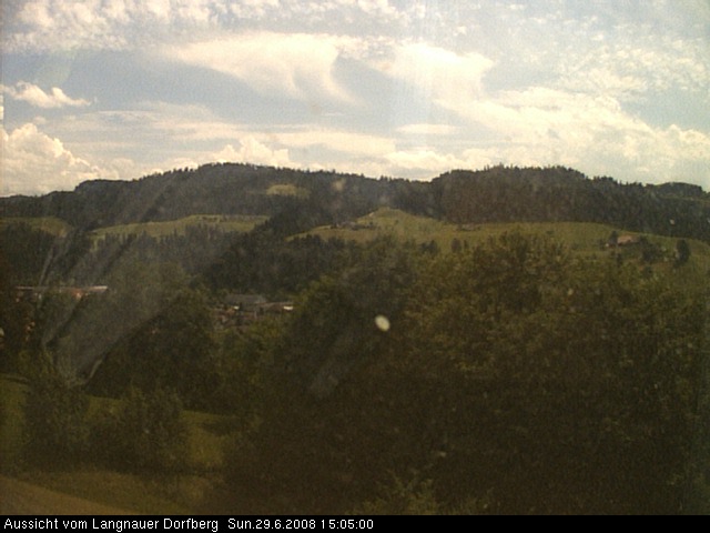 Webcam-Bild: Aussicht vom Dorfberg in Langnau 20080629-150500
