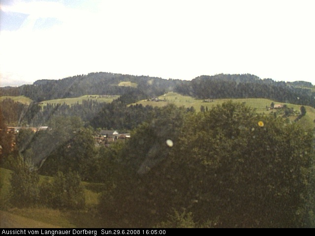 Webcam-Bild: Aussicht vom Dorfberg in Langnau 20080629-160500