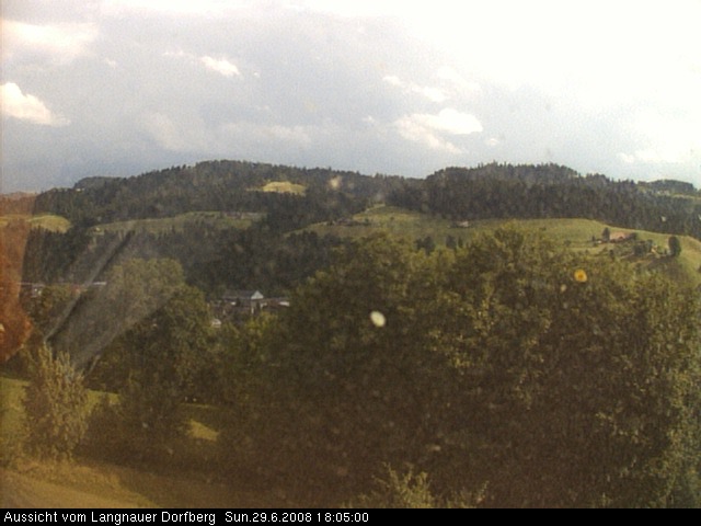 Webcam-Bild: Aussicht vom Dorfberg in Langnau 20080629-180500