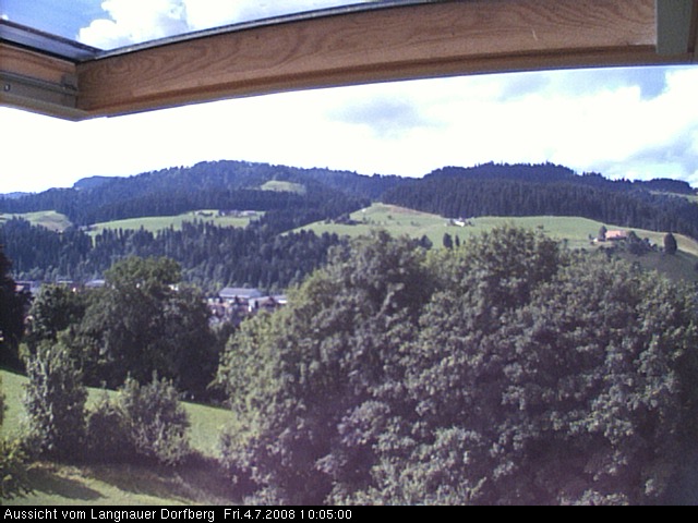 Webcam-Bild: Aussicht vom Dorfberg in Langnau 20080704-100500