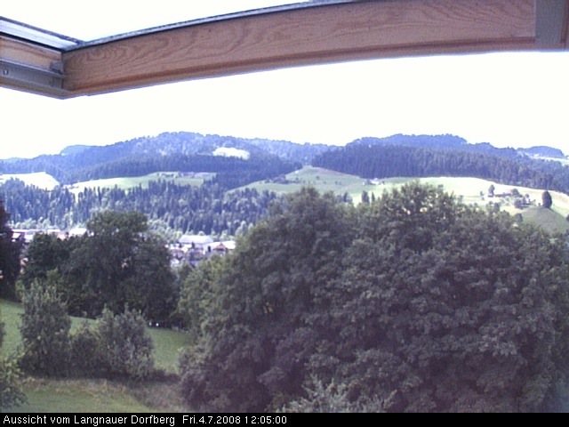 Webcam-Bild: Aussicht vom Dorfberg in Langnau 20080704-120500