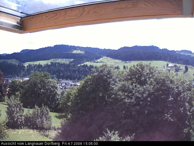 Webcam-Bild: Aussicht vom Dorfberg in Langnau 20080704-150500