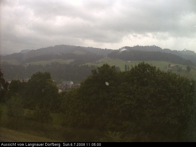 Webcam-Bild: Aussicht vom Dorfberg in Langnau 20080706-110500