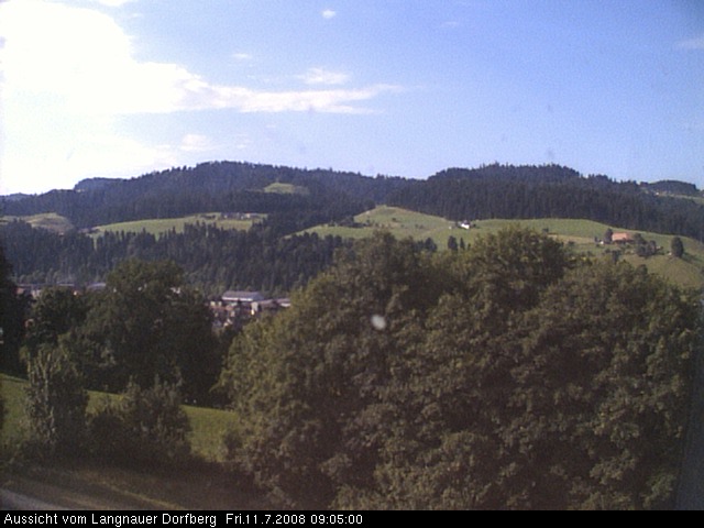 Webcam-Bild: Aussicht vom Dorfberg in Langnau 20080711-090500