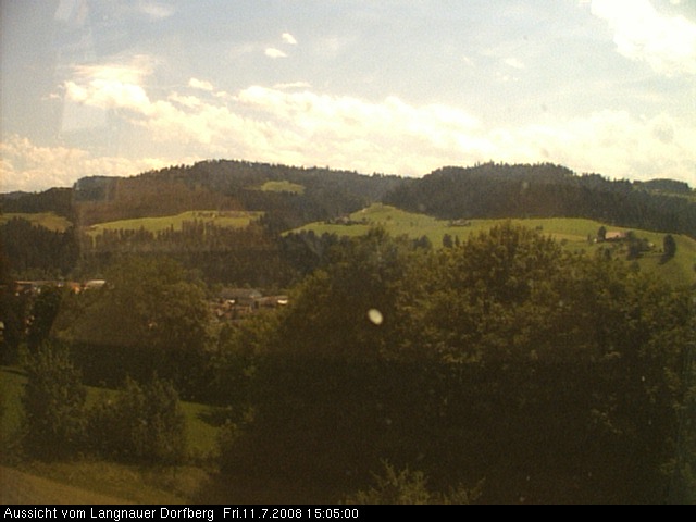 Webcam-Bild: Aussicht vom Dorfberg in Langnau 20080711-150500