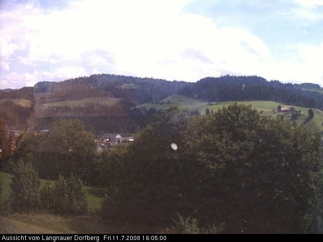 Webcam-Bild: Aussicht vom Dorfberg in Langnau 20080711-160500