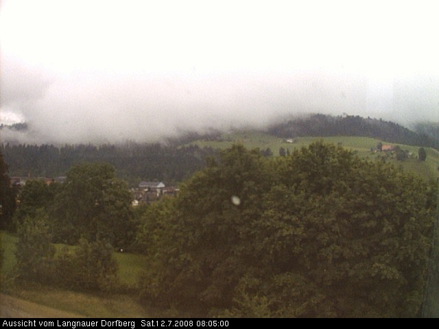 Webcam-Bild: Aussicht vom Dorfberg in Langnau 20080712-080500